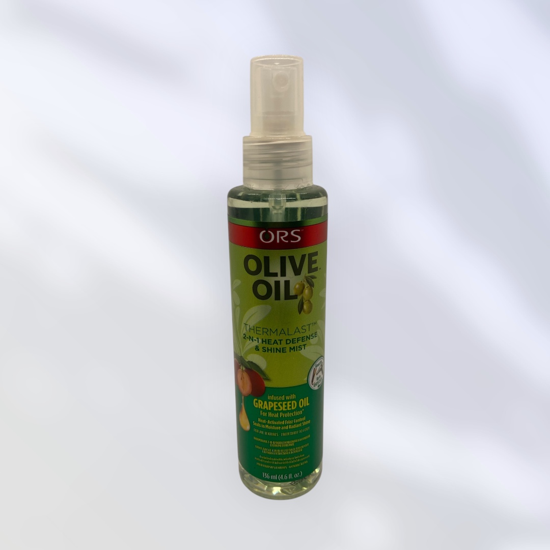 Olive oil Thermalast 2-N-1 Heat Defense & Shine Mist Grapeseed Oil